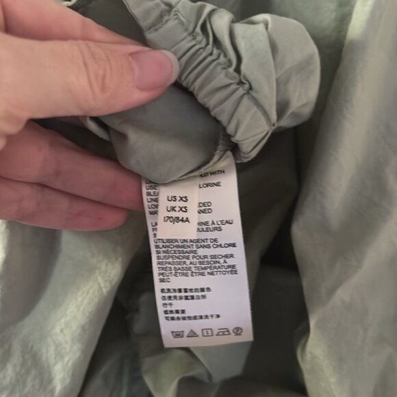 FREE PEOPLE GIGI green crop long sleeve top xs - Picture 10 of 12